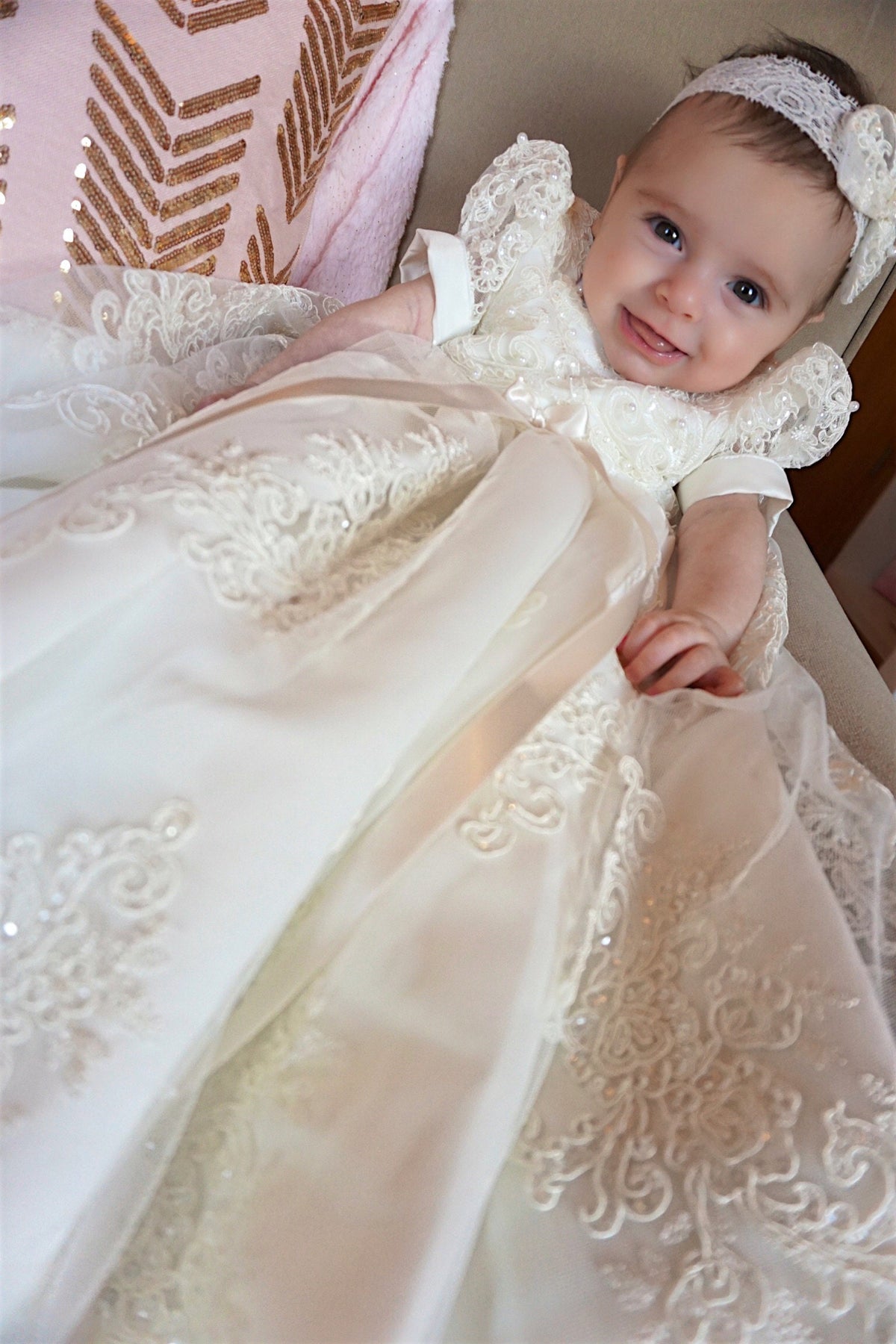 boho christening dress Boho Chic Baptism Dress
