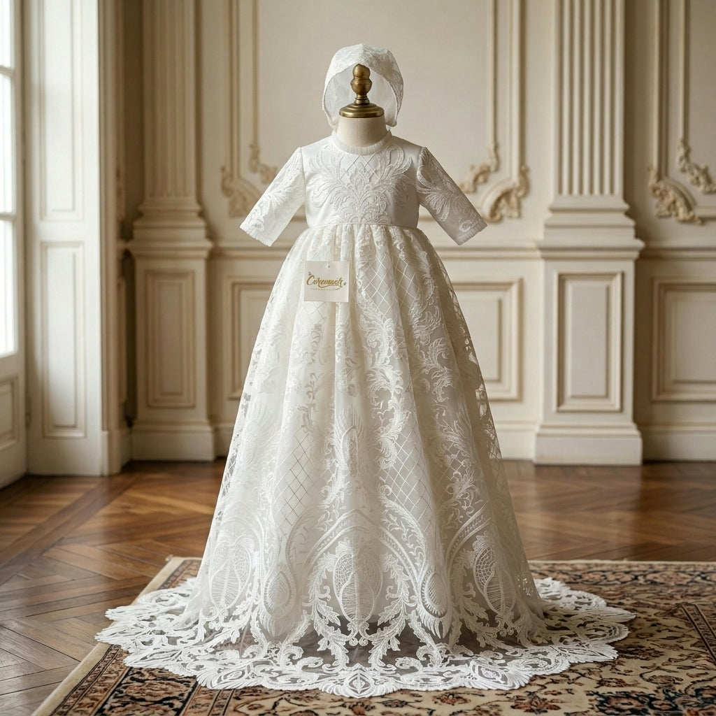 Regal - Heirloom gown -Includes Bonnet and shoes -CM05