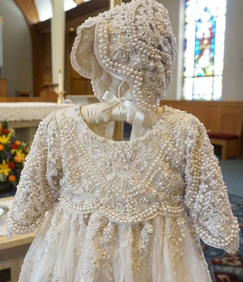 Heirloom Christening Dress for Baby Girl - CM03