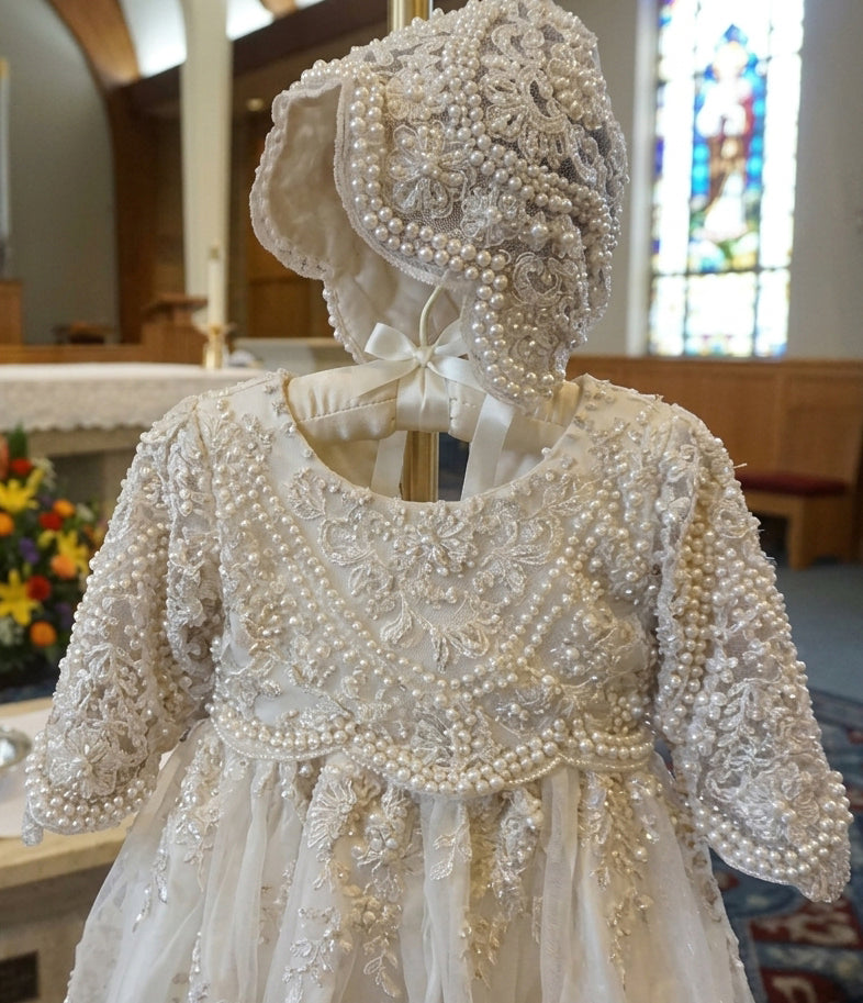 Heirloom Christening Dress for Baby Girl - CM03