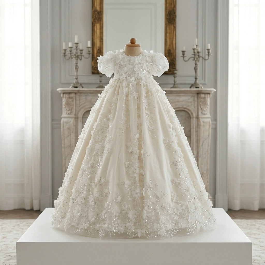 Floret Christening Gown -CM12